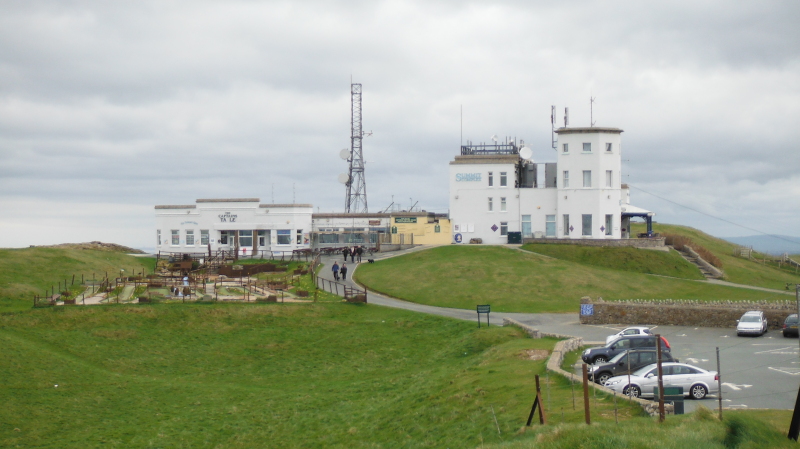  looking across to the summit buildings 