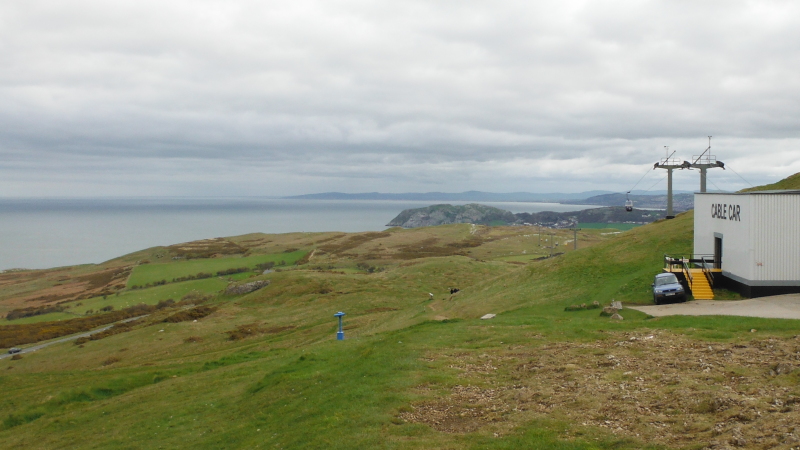  looking eastwards from the summit 