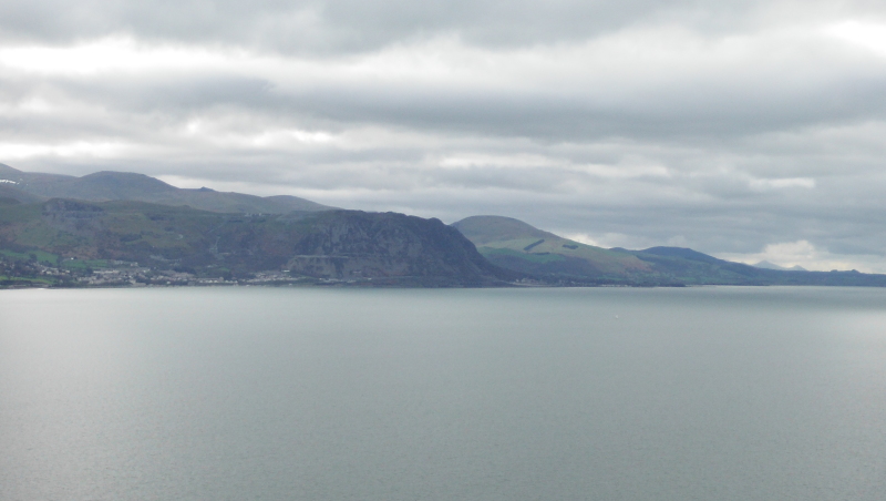  looking right down the North Wales coastline to the Lleyn Peninsula 