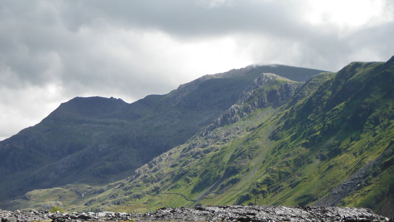 Garnedd Ugain, Gyrn Lâs, and the Llechog buttress 