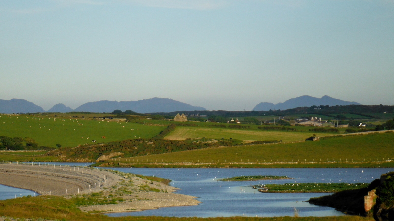 looking down to Snowdonia 