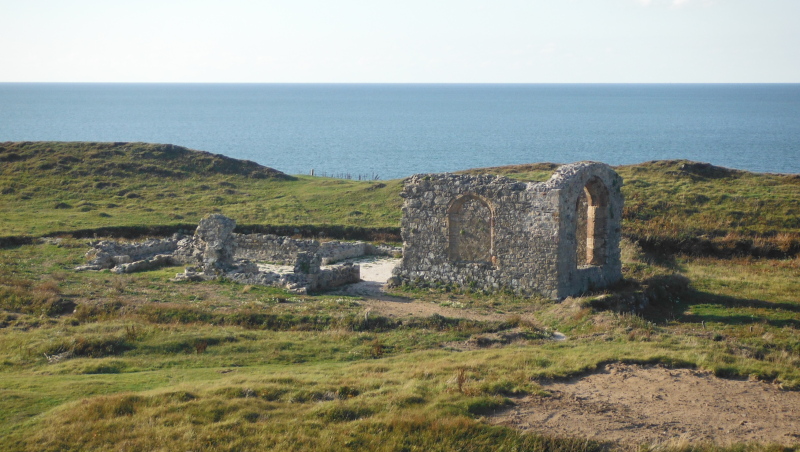  the remains of St Dwynwen`s Church 