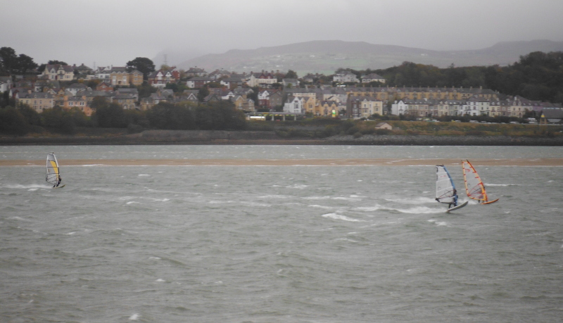  windsurfers on the Menai Straits 