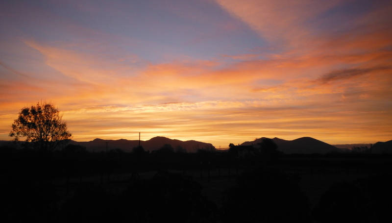  the sunrise over Snowdonia 