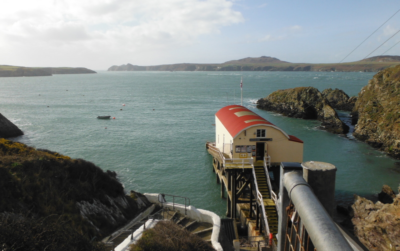  looking down on the lifeboat station 