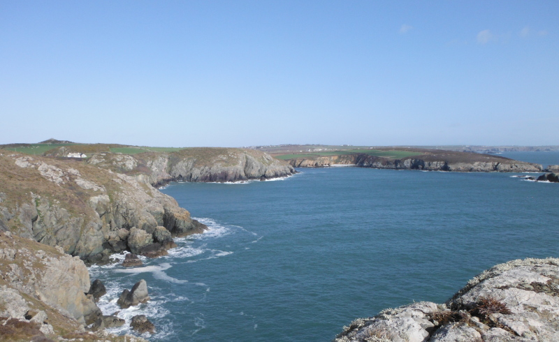  looking into Porthlysg Bay 