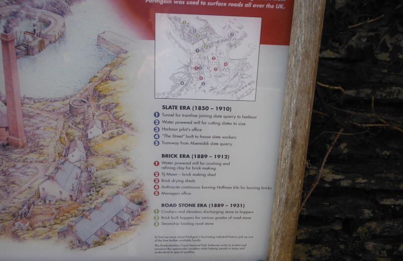  the sign at Porthgain