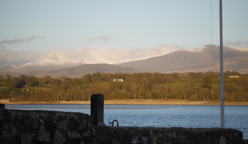  the snow on the Carneddau 