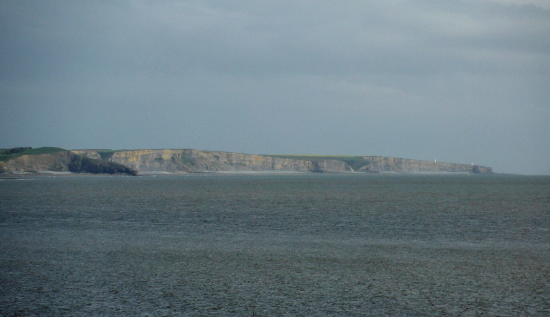  the cliffs between Dunraven Bay and Nash Point 