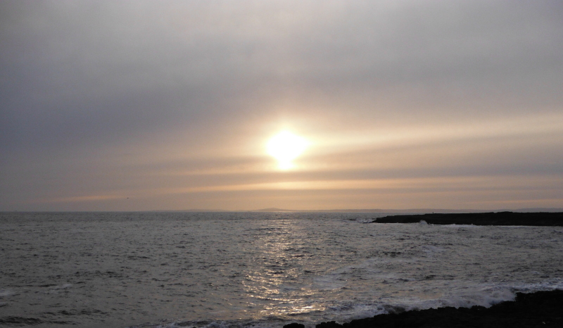  the sunset from Porthcawl 