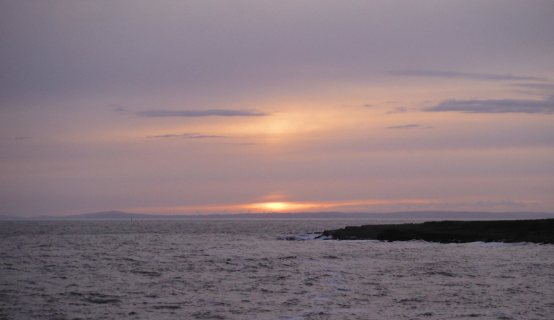  the sunset from Porthcawl 