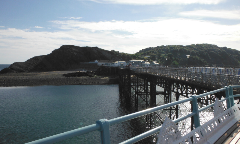  looking back along the pier 