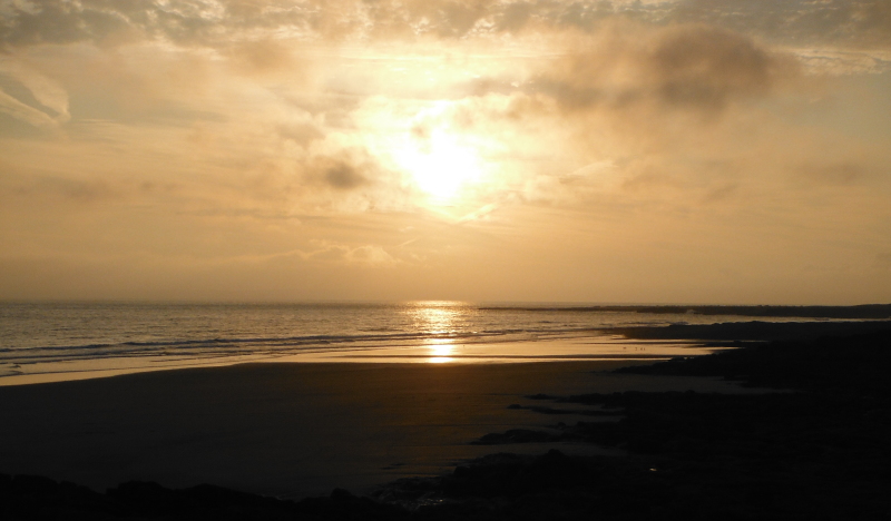  moody lighting over Swansea Bay 