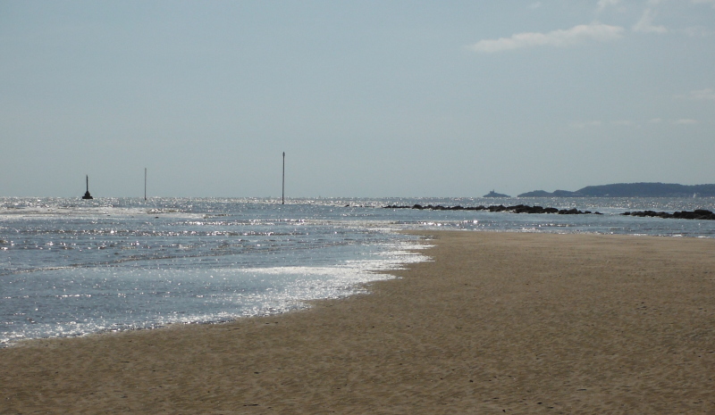  looking out across Swansea Bay to Mumbles Head 