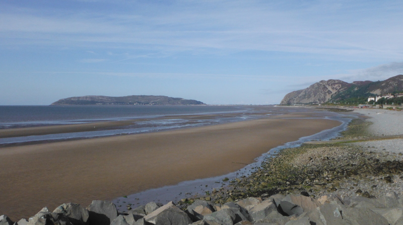  looking along the beach 