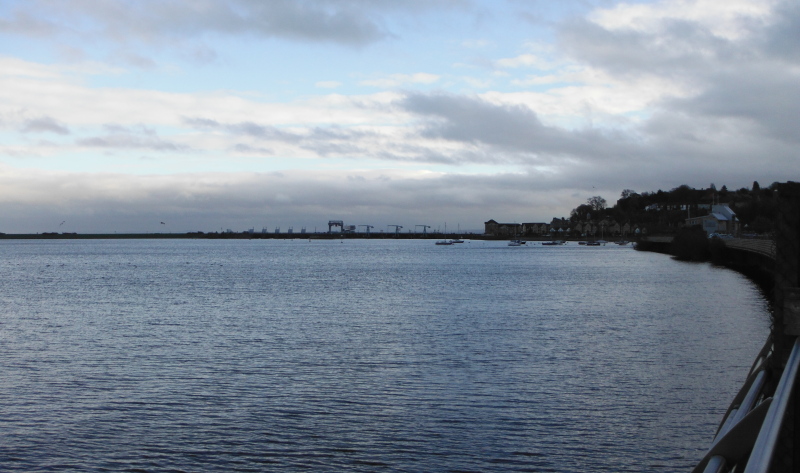  looking down the coast towards the barrage 