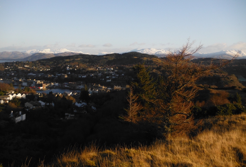  looking north over Oban 