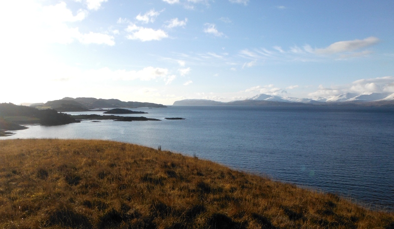  looking southwards from the hill above Ganavan 