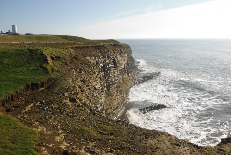  the cliffs looking towards the lighthouse