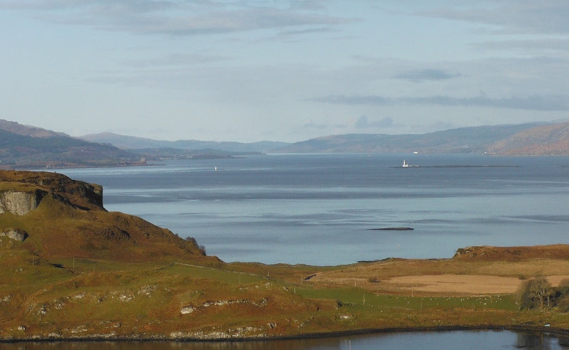  looking up the Sound of Mull  