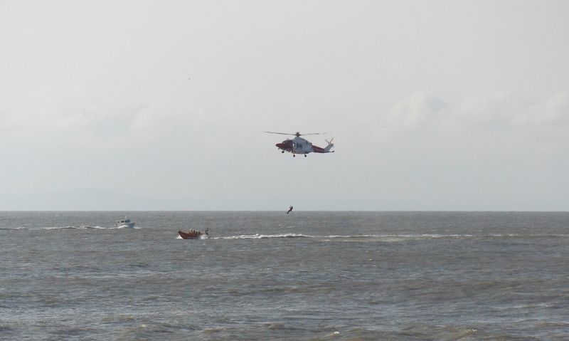  the helicopter and the lifeboat 