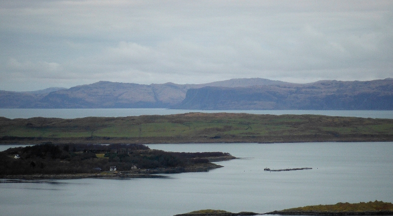  looking across to the cliffs on Mull 