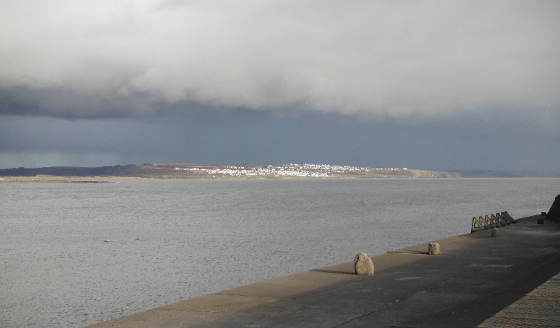  looking across to Ogmore in the sunshine 