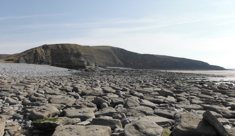  looking east across Dunraven Bay 