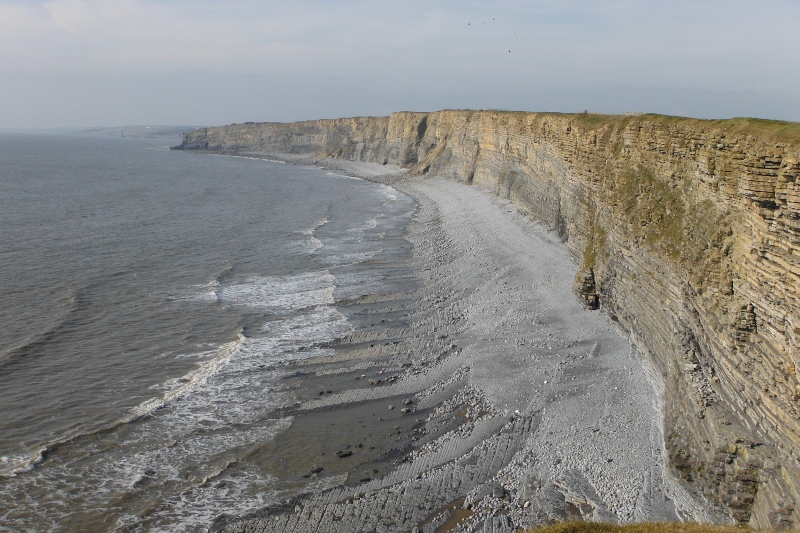  looking northwest along the cliffs  