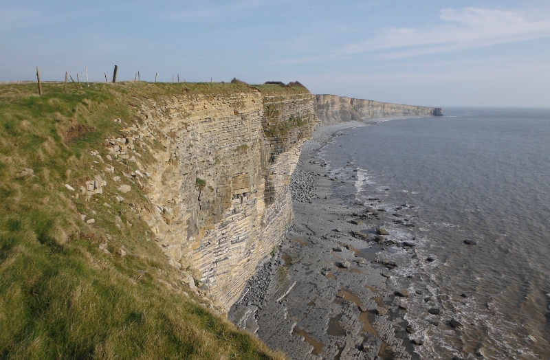  looking southeast along the cliffs towards Nash Point 