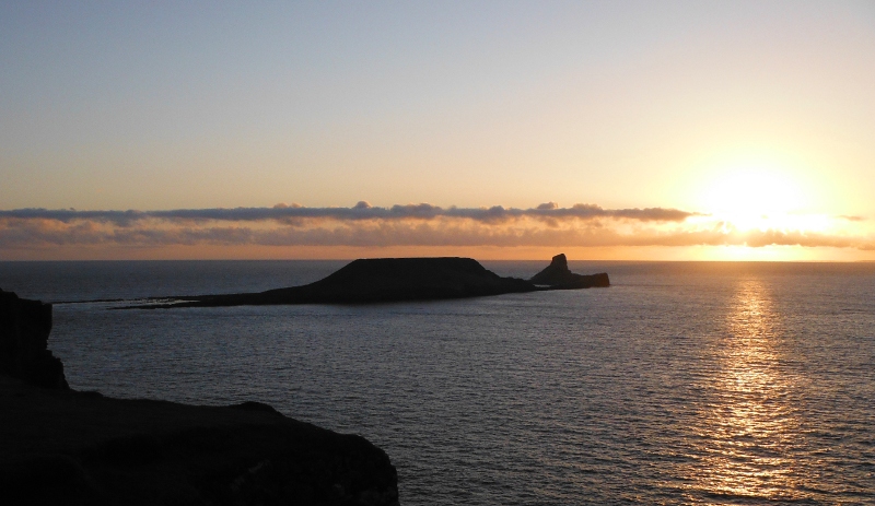  looking out to Worms Head