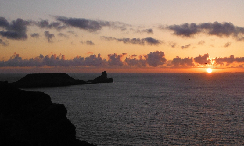  looking out to Worms Head