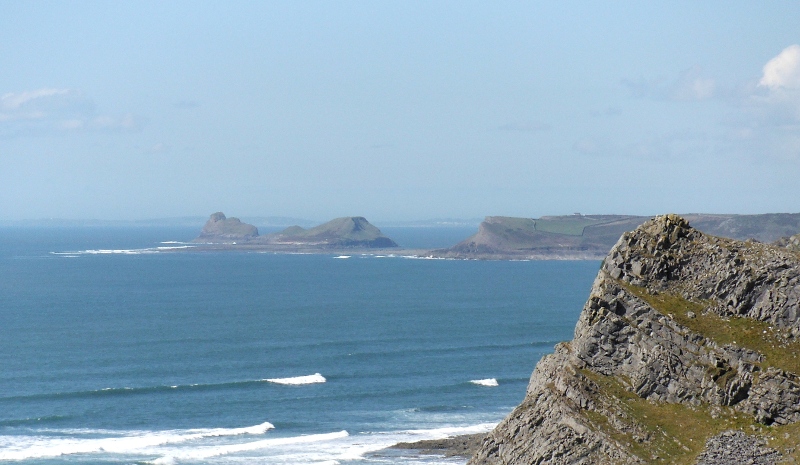  looking along to Worms Head