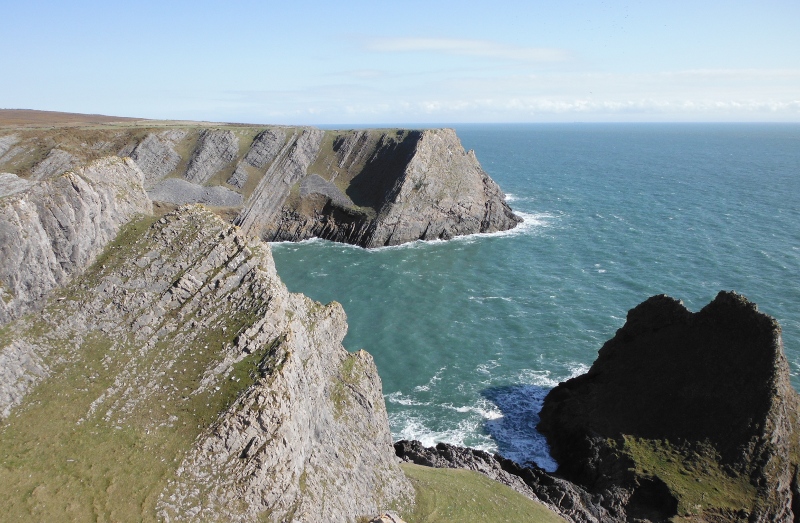  looking back along the coast 