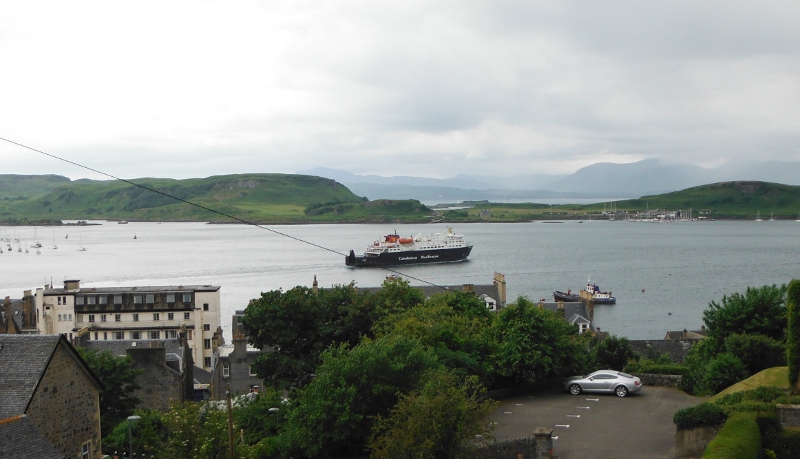  looking down on Oban Bay 