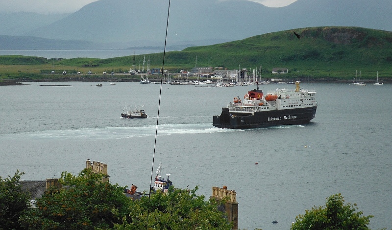  the ferry and the fishing boat 