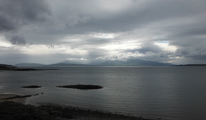  the clouds over the northeast corner of Mull 