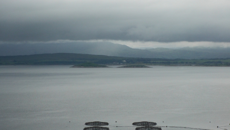  looking across to the islands beside Lismore 