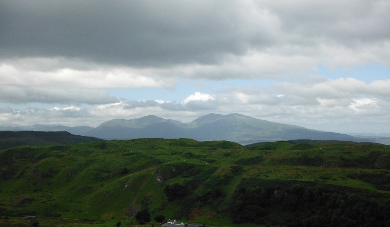  looking across to the mountains on Mull 