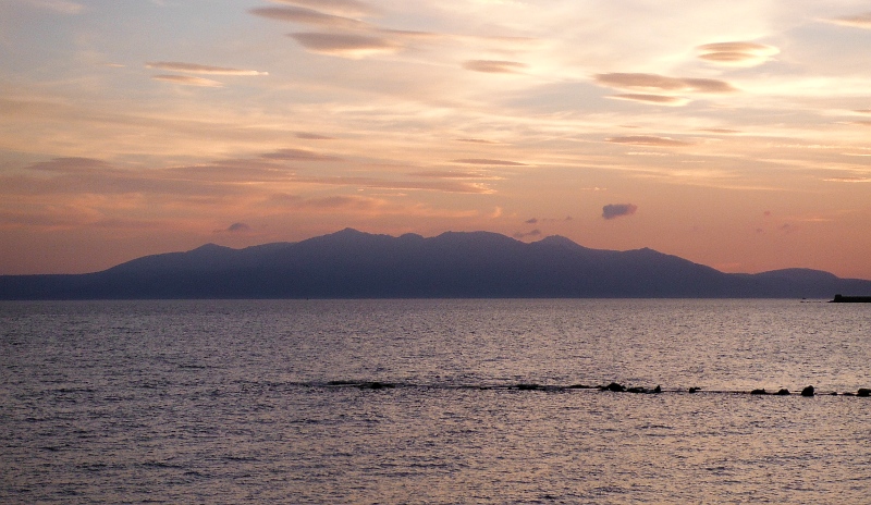  the clouds over Arran  