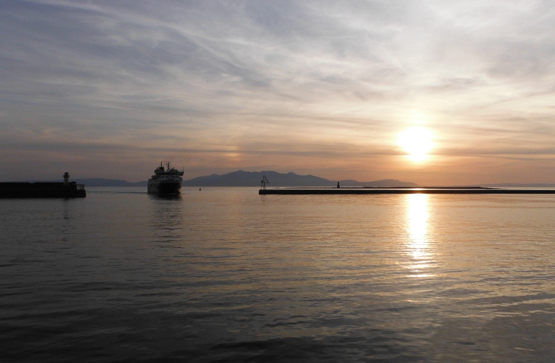  the ferry coming in 