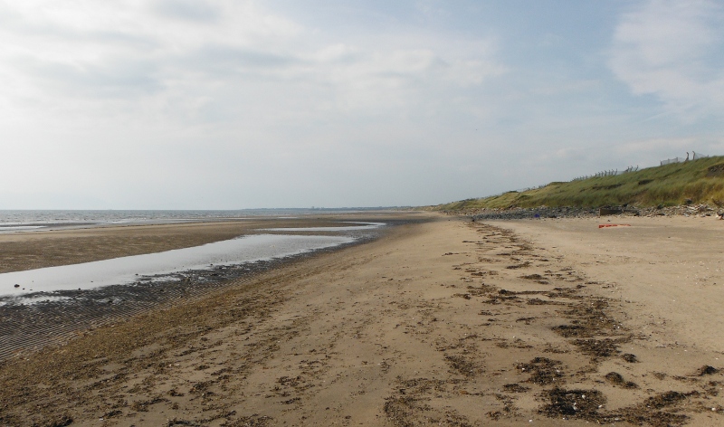  looking back along Ardeer beach 