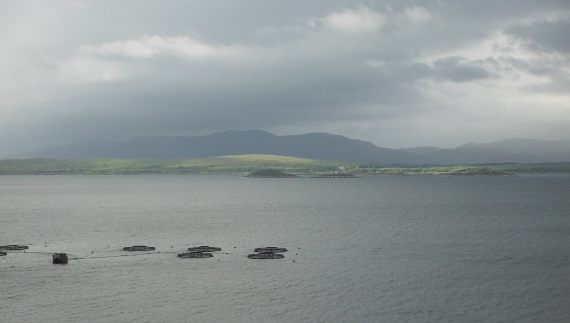  the sun lighting up part of Lismore 