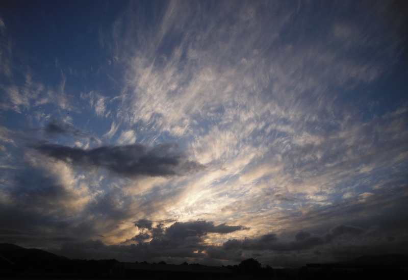  the clouds lit up 