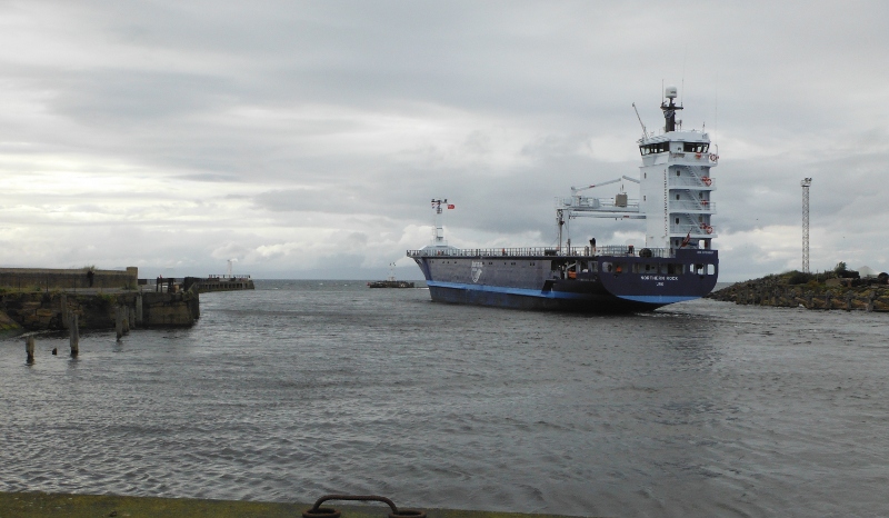  the ship leaving the harbour 