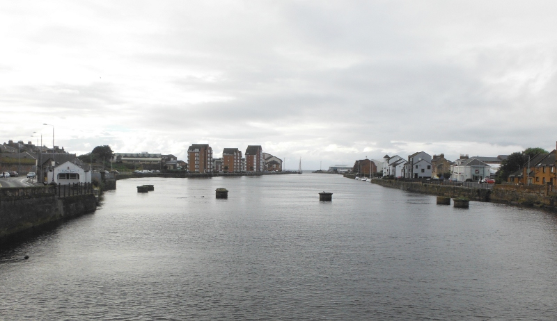  looking downstream towards the harbour 