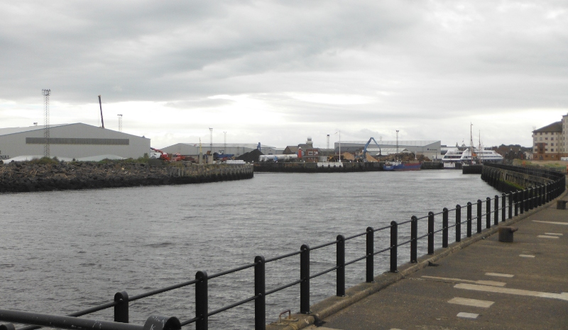  looking across the river into the port area 