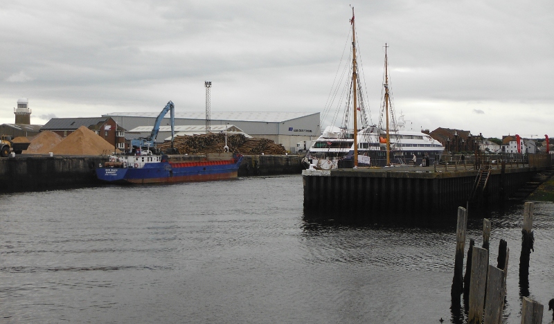  looking across the river into the port area 