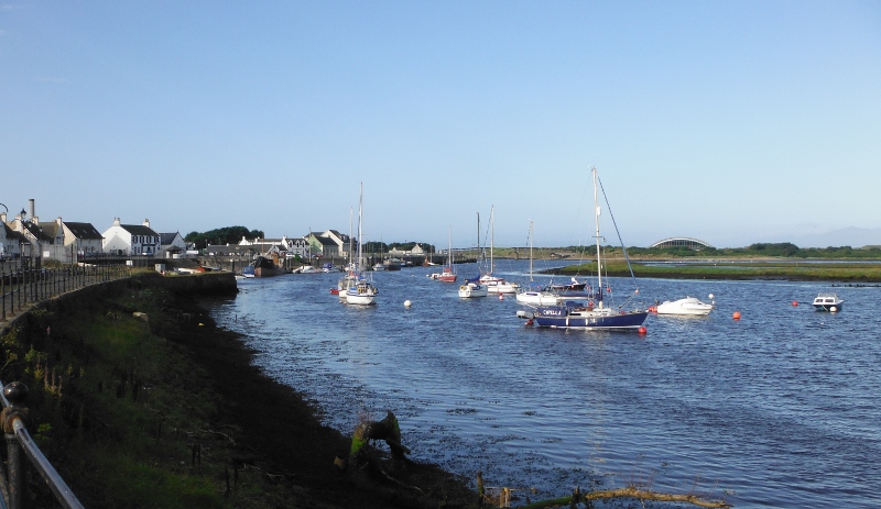  Irvine harbour in the sunshine 