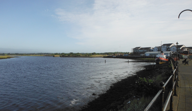  looking up the river Irvine 